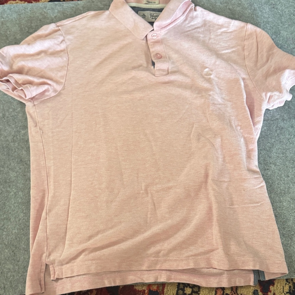 Original Penguin Soft Pink Polo Shirt